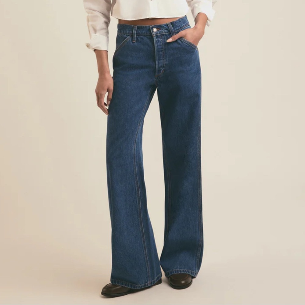Favorite Daughter The Olympia Low Rise Flare Jean